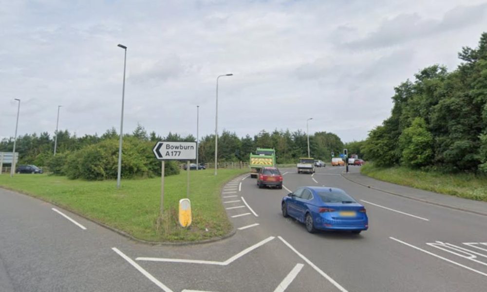 Person trapped after crash at A177 and A688 at Bowburn