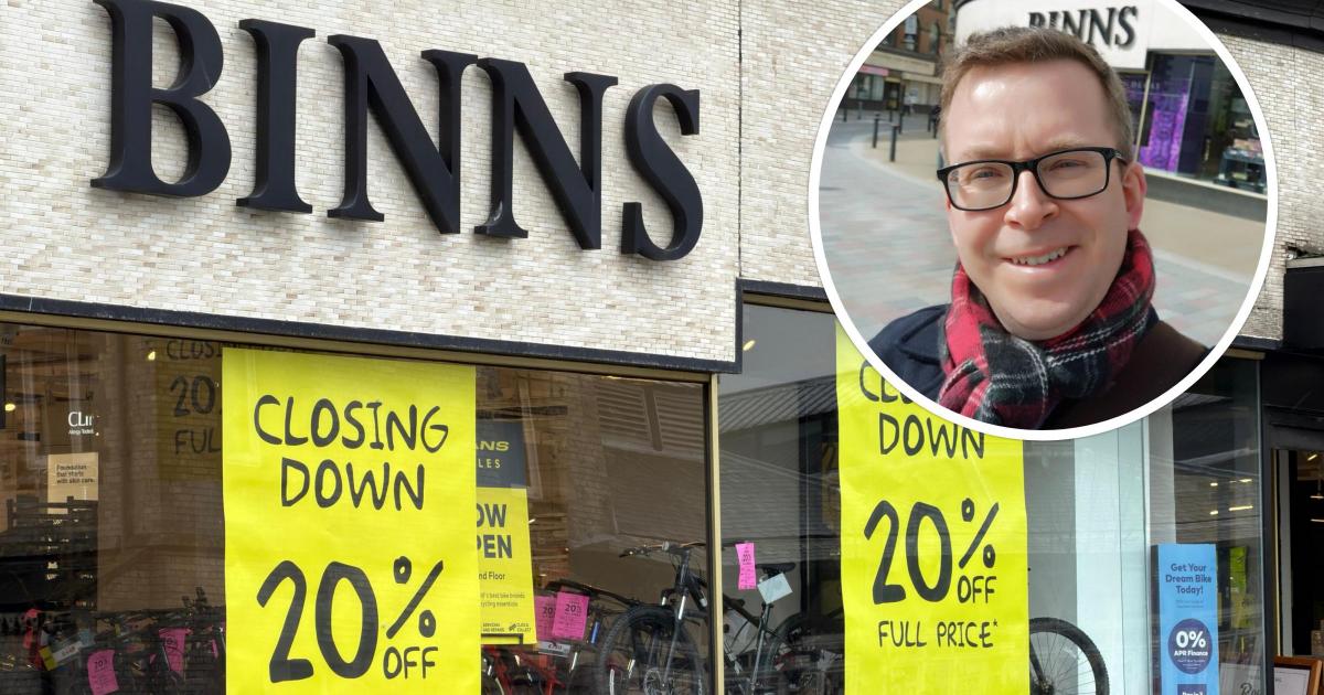 Retail expert talks 'sadness' over Darlington Binns closure