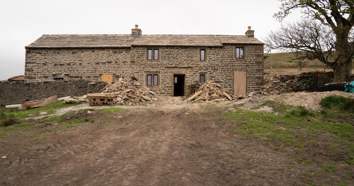 Inside Anty Johns the remote location of Our Yorkshire Farm