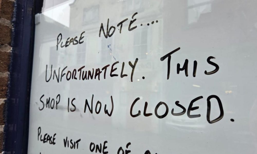 Betting shop William Hill closed in Swinegate, York