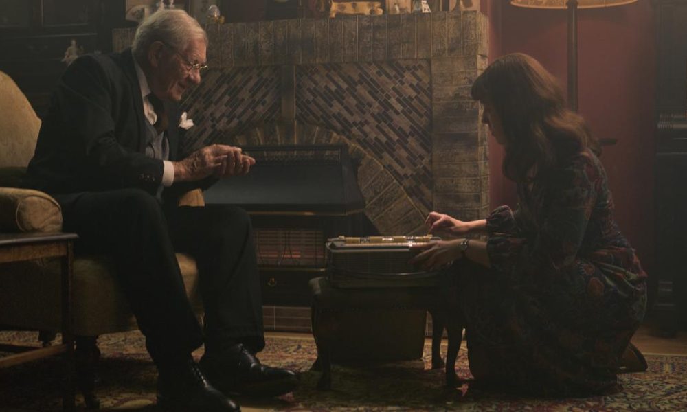 Sir Ian McKellen challenge in LS Lowry: The Unheard Tapes.