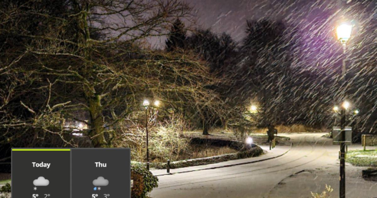 Bolton weather forecast predicts snow tonight