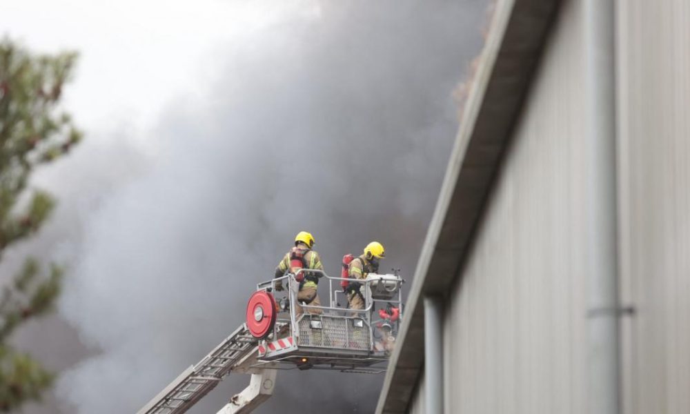 Road closed after RMH Vehicle Services Bishop Auckland fire