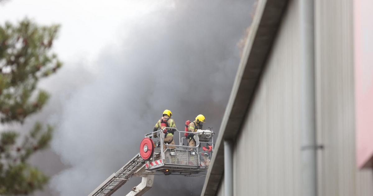Road closed after RMH Vehicle Services Bishop Auckland fire