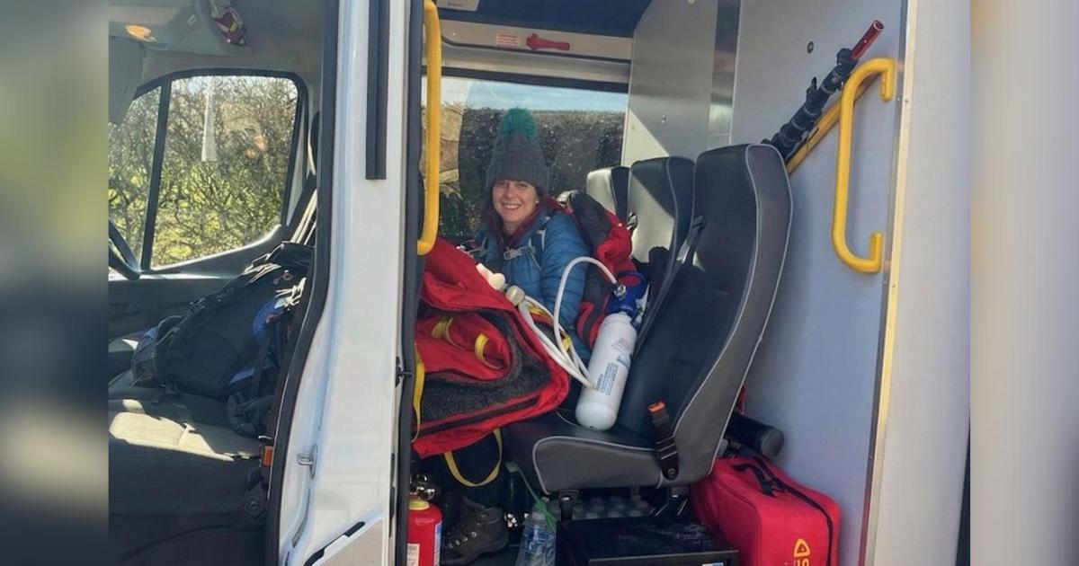 Woman rescued from moors after breaking wrist in ice fall