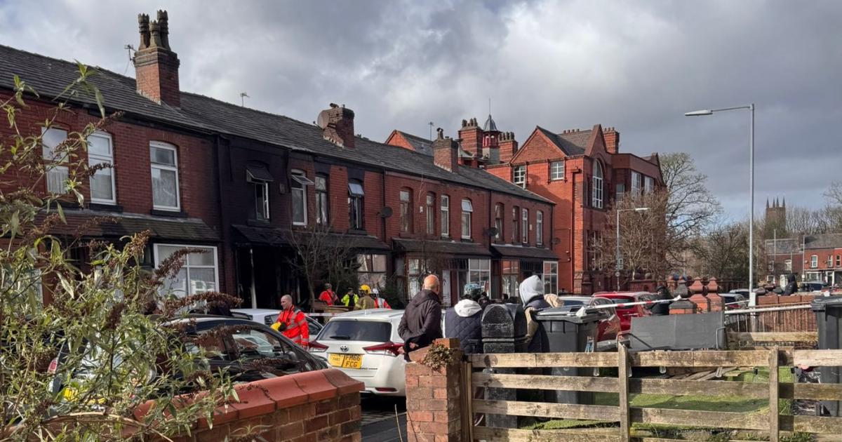 Emergency services called to house fire in the Haulgh