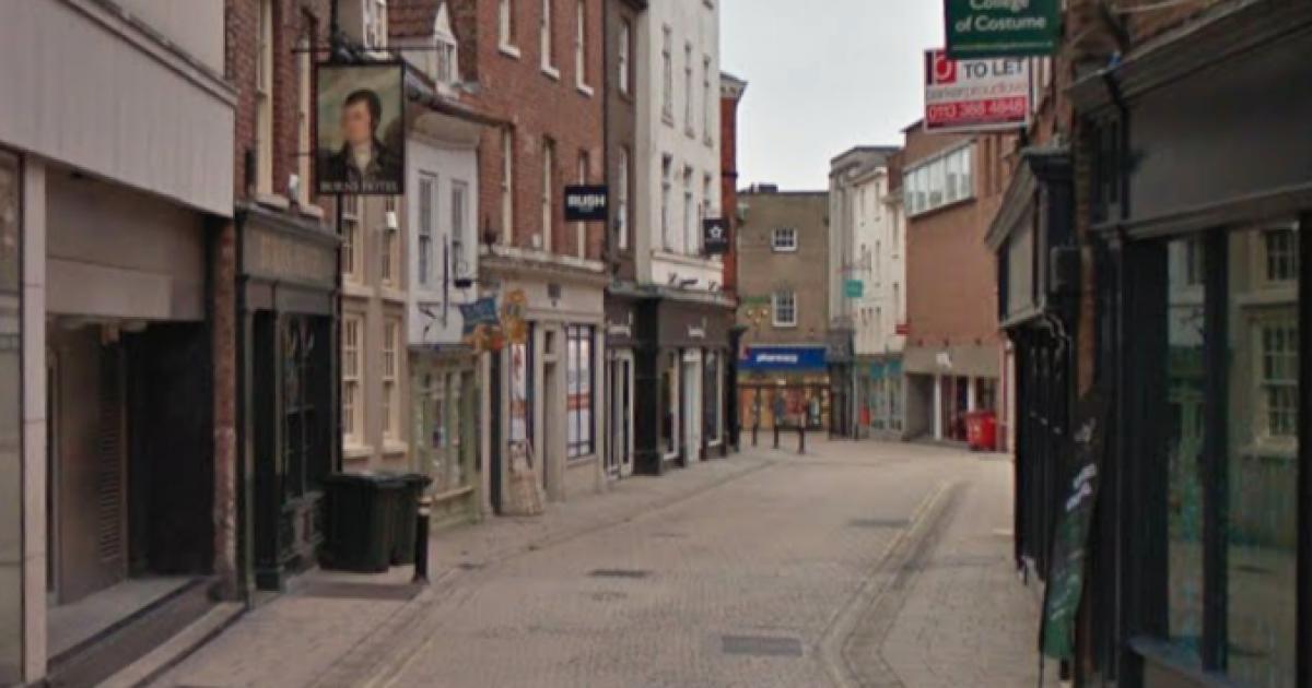 Concrete 'hanging' from Market Street building removed