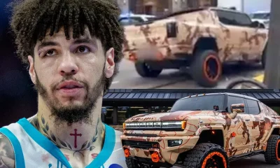 lamelo ball truck getty dreamworks motorsports tiktok 1