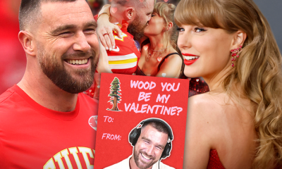 travis kelce taylor swift valentines day card main getty x