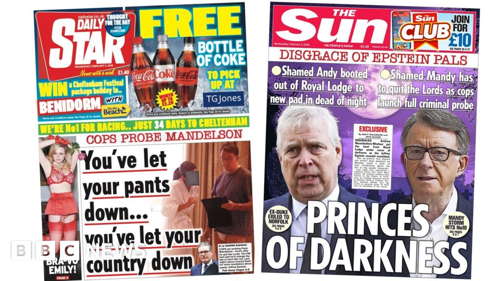 'Cops probe Mandelson' and 'Princes of Darkness'