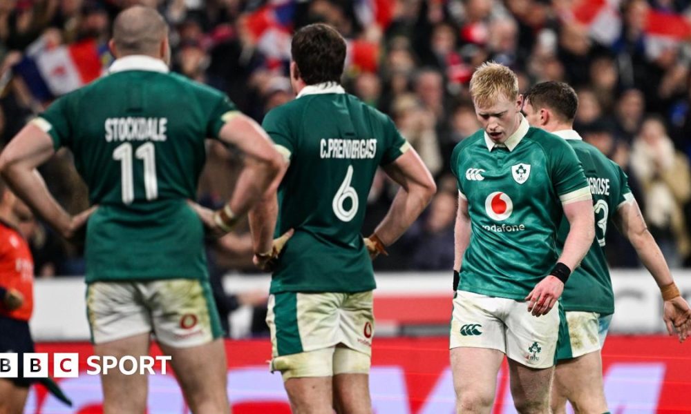 Jamie Osborne looks dejected