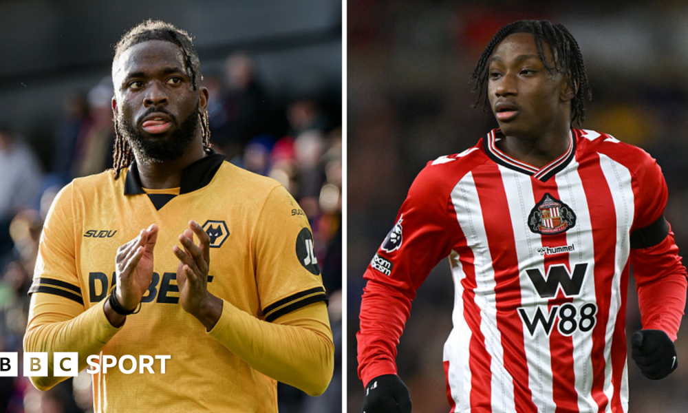 A split picture of Tolu Arokodare and Romaine Mundle