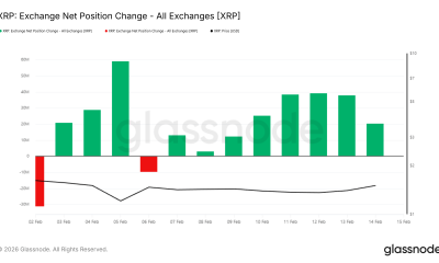 XRP Exchange Net Position Change