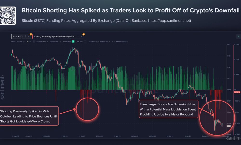 Bitcoin Shorts Note a Jump