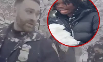 nypd snowball fight and Gusmane Coulibaly nypd 1