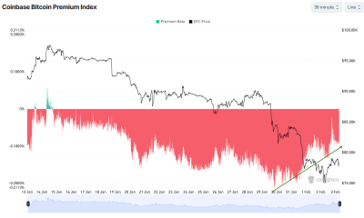 Coinbase Bitcoin Premium Index. Source: Coinglass