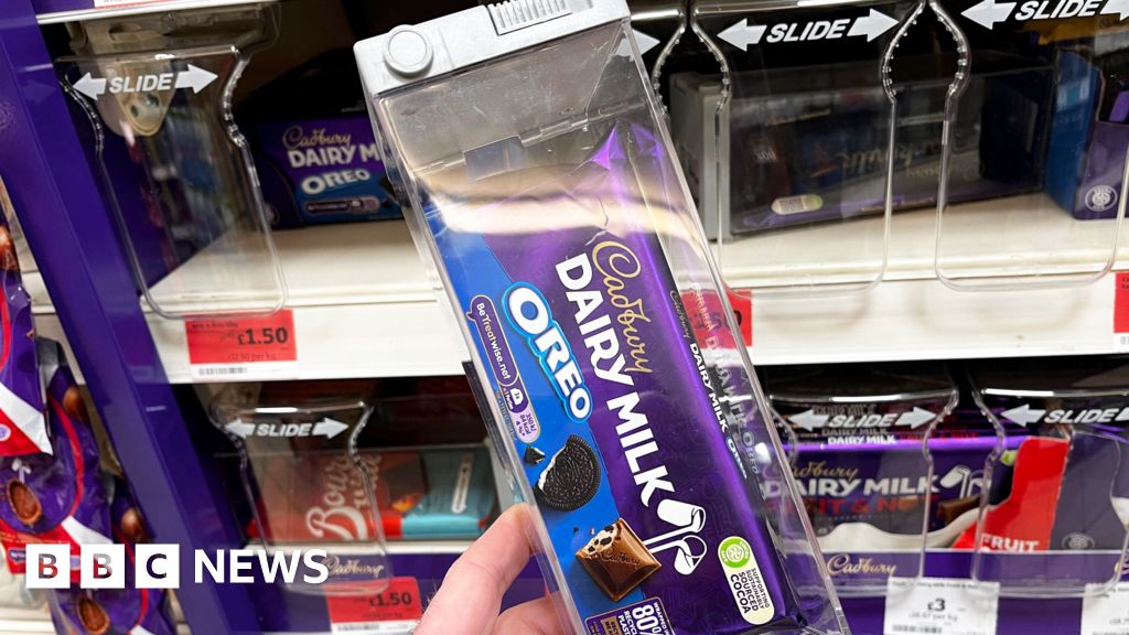 Chocolate kept in anti-theft boxes as retailers warn it's being stolen to order