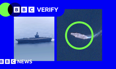 US build-up of warships and fighter jets tracked near Iran