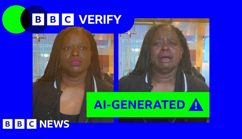 ICE protester speaks out after White House shared fake arrest image