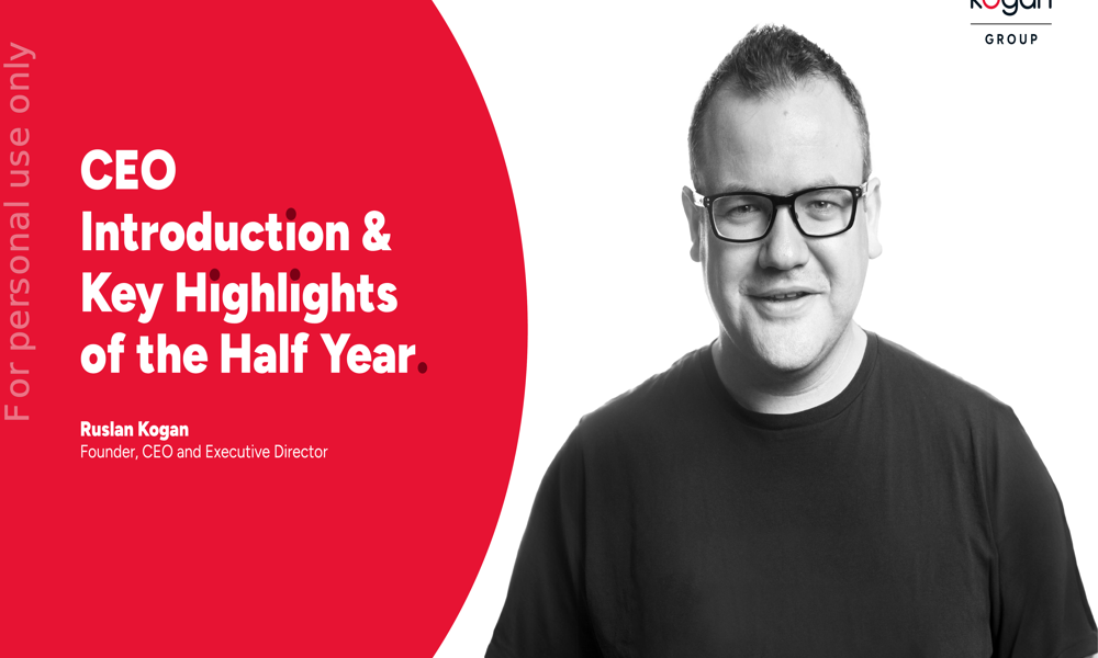 Kogan 1H FY26 slides: core business surges as NZ reset continues