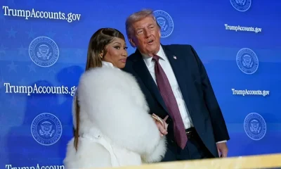 Nicki Minaj and Donald Trump in Washington D.C. last week