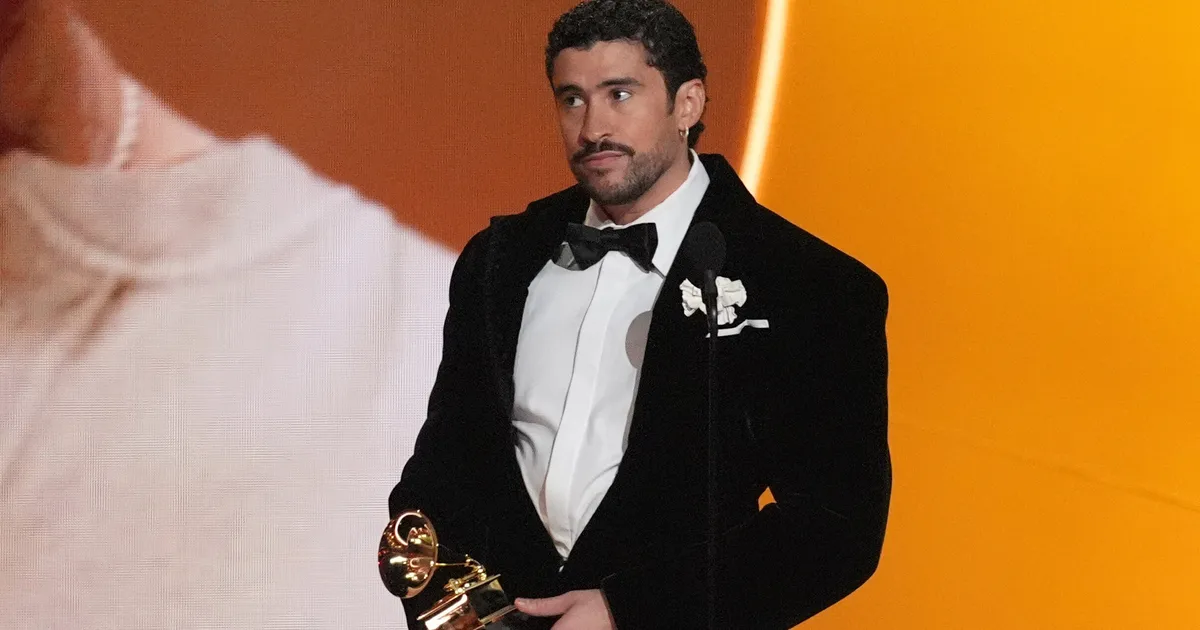 Bad Bunny Declares 'ICE Out' During Grammy Awards Speech