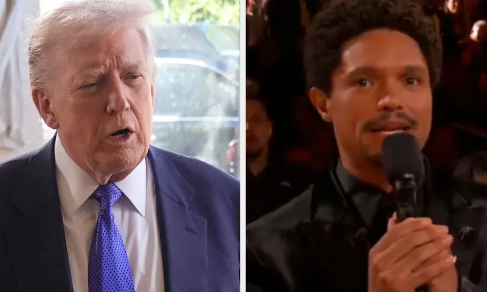 Donald Trump Threatens Trevor Noah Over Grammys Epstein Joke