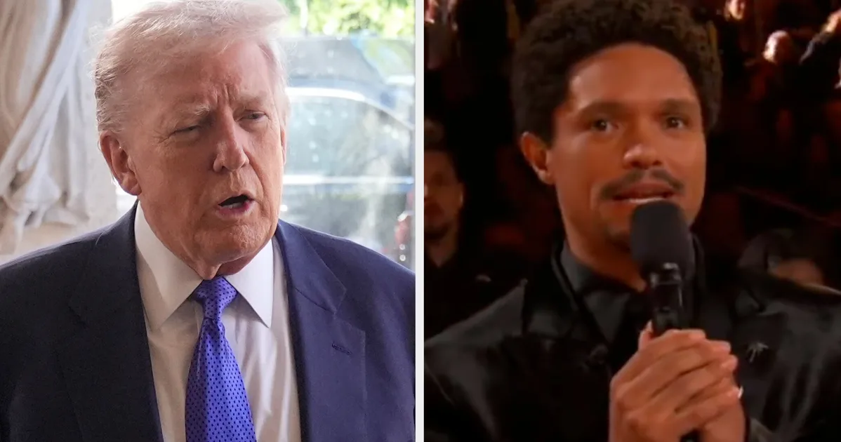 Donald Trump Threatens Trevor Noah Over Grammys Epstein Joke
