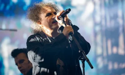 Robert Smith of The Cure on stage in 2023