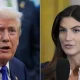Donald Trump and CNN's Kaitlan Collins