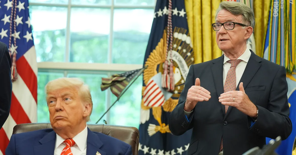 Trump's 2 Words To Sum Up Peter Mandelson's Fall From Grace