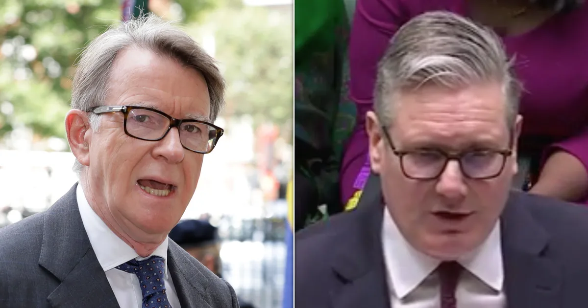 Peter Mandelson 'Betrayed' Britain, Keir Starmer Says In Tense PMQs