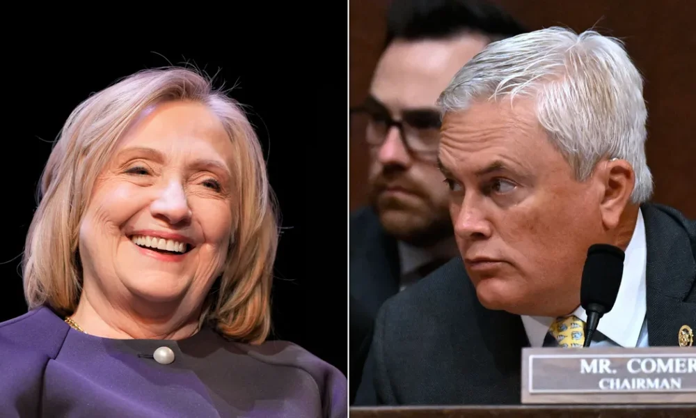 Hillary Clinton Dares Rep. James Comer To Let Her Testify About Epstein
