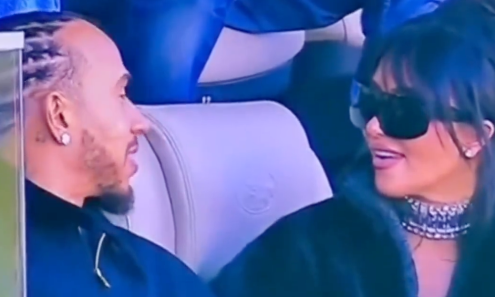 Lewis Hamilton And Kim Kardashian Fuel Dating Rumours At Super Bowl