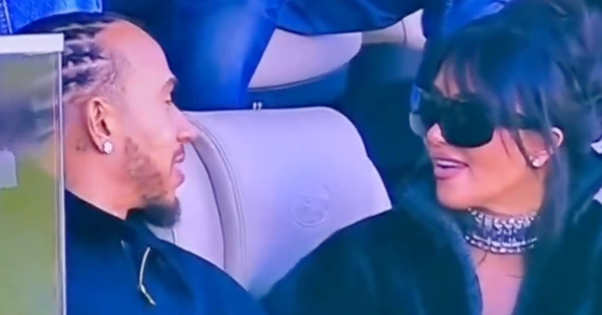 Lewis Hamilton And Kim Kardashian Fuel Dating Rumours At Super Bowl