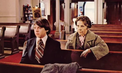 Bud Cort and Ruth Gordon as the title characters in Harold And Maude