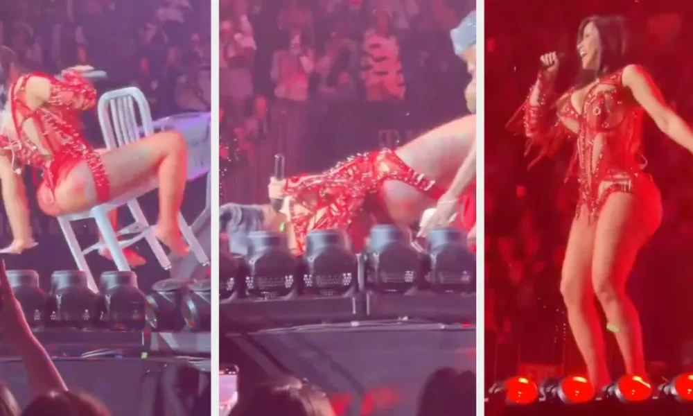 Cardi B Recovers From On-Stage Fall With Hilarious Response