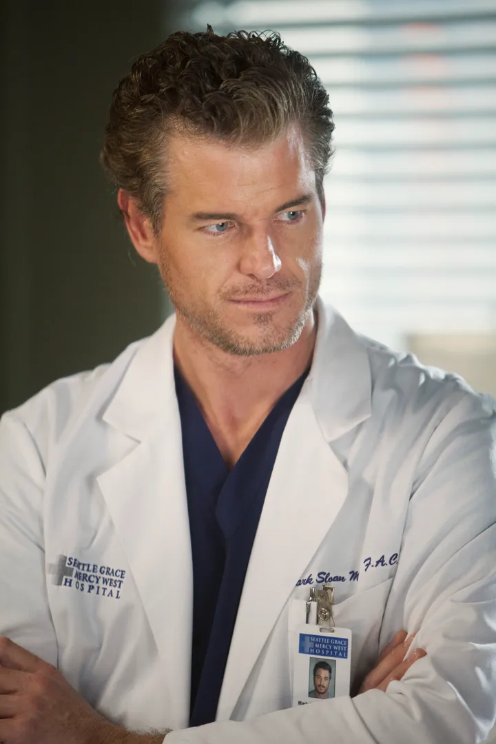 Eric Dane on the set of Grey's Anatomy