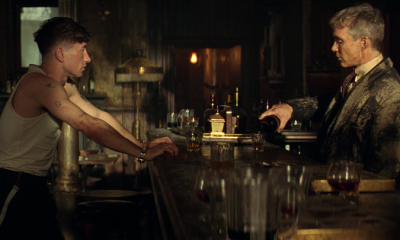 Barry Keoghan and Cillian Murphy in the new Peaky Blinders film The Immortal Man