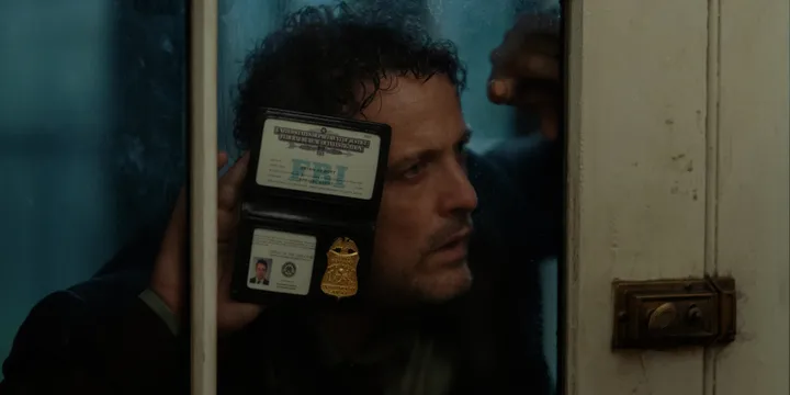 David Lyons as Brian Abbott in another recent Netflix thriller, The Beast In Me