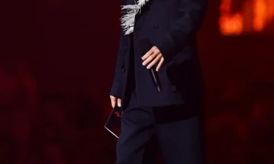 Jared Leto on stage at last year's Brit Awards