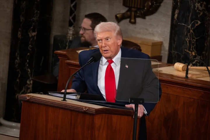 President Donald Trump sent off a testy Truth Social post aimed at his enemies Ilhan Omar, Rashida Tlaib and Robert De Niro the morning after his blustering State of the Union.