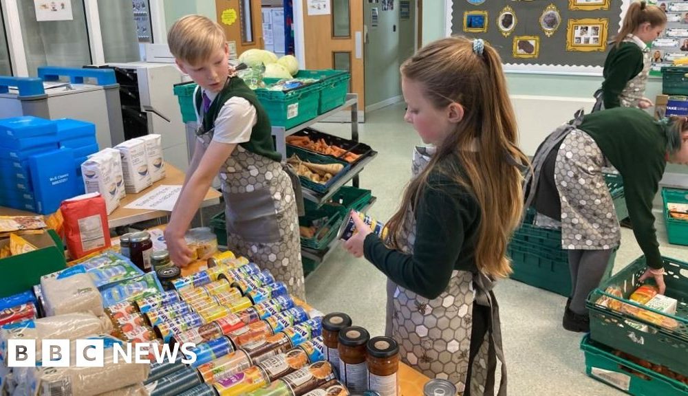 School pantries mean 'food on table' for families