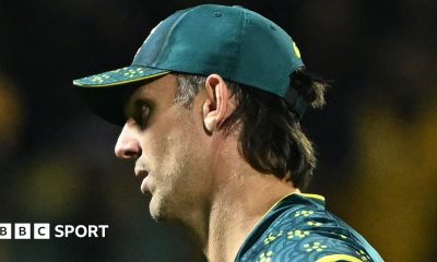 Mitchell Marsh looks on