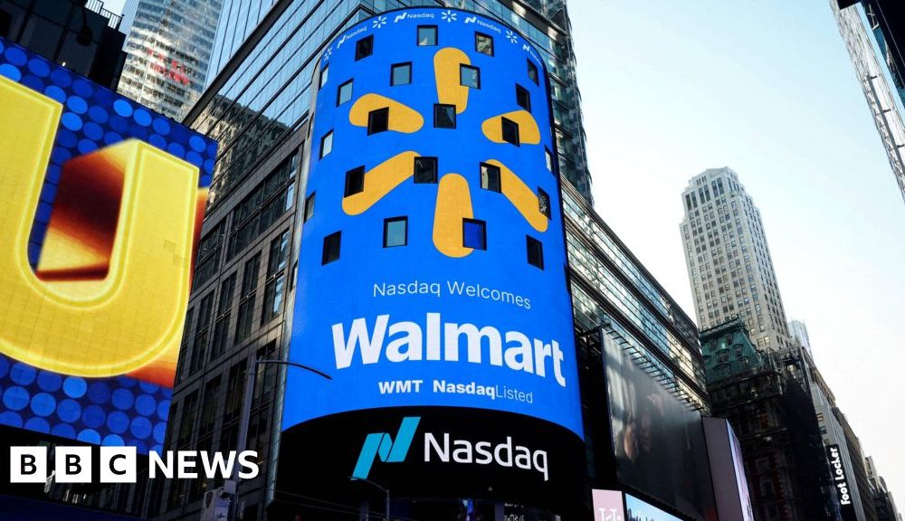 Walmart becomes first retailer to hit $1tn market value