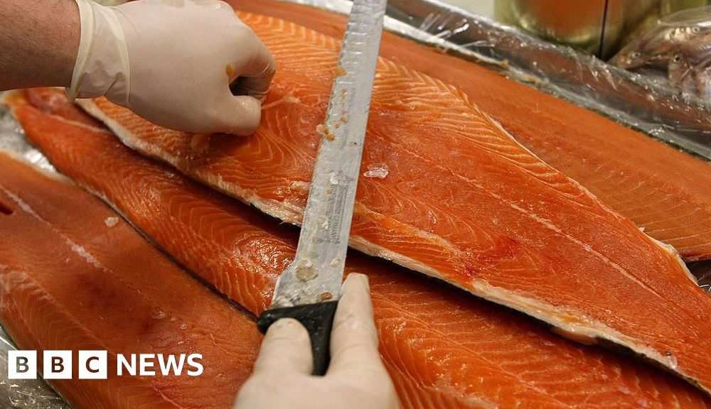 Salmon exports remain high but Scotch whisky falls