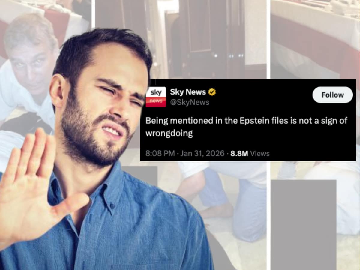 Sky News claim ‘being in Epstein Files not a sign of wrongdoing’