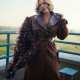 Beyonce Posed For The Gram In A Chocolate Brown Rowen Rose Coat 5