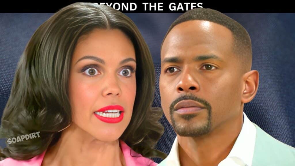 Beyond the Gates Spoilers: Dani Dupree (Karla Mosley) - Dr. Ted Richardson (Maurice Johnson)