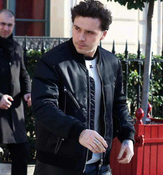 Brooklyn Beckham leaves his hotel